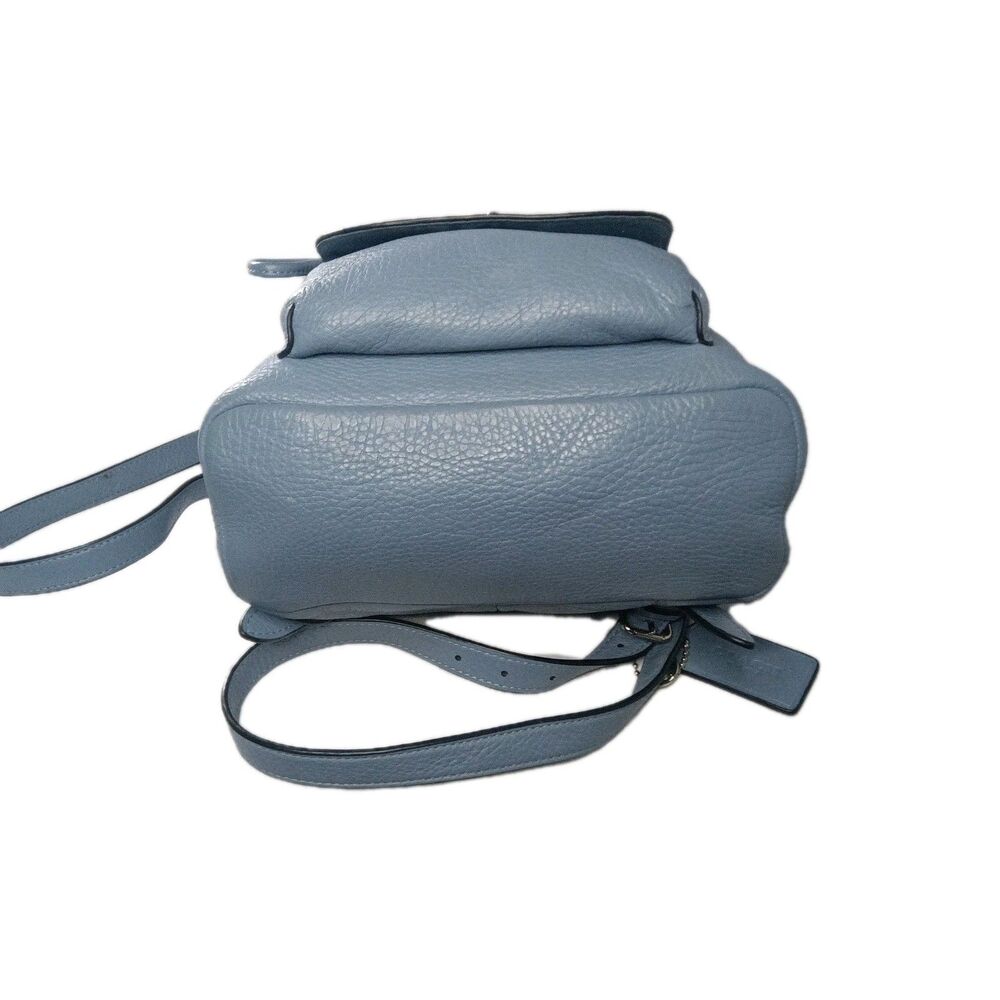 Coach Mini Billie Backpack all-leather Pale Blue F37621 - Picture 7 of 14